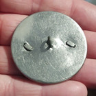 Antique Vintage Extra Large Picture Button   Metal Filagree   42mm Pied Piper