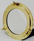 12  Maritime Brass Porthole Round Window Mirror Nautical Boat Ship Antique Piece