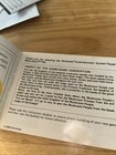 Authentic 1985 Nintendo Nes Super Mario Bros Instruction Booklet Only