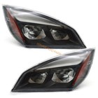 For 2018-2024 Freightliner Cascadia Full Led Black Housing Headlight Left Right