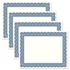 Premium Blue   White Certificate Paper - 100 Pack  Laser Compatible  8 5 x11   I