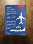 Delta Air Lines Pilot Trading Card  44v Rare   Boeing 767-300er B767