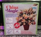 China Magic Miracle Porcelain Flower Painting Kit 1997 New Sealed Old Stock rare