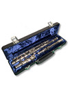  bargain  Deluxe Hard Shell Flute Carry Case Silver Plastic Durable Felt Uk