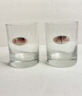 Indiana Railroad Highball Glasses Set Of 2 Railroad Logo Whiskey Barware