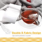 400pcs Disposable Tea Bag Drawstring Flip Empty Teabags Herb Loose Tea Filters
