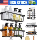 Adhesive Shower Caddy Organizer Shelves Rack 5 Pack Corner Bathroom Storage Usa