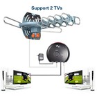 Lava Hd-2605 Elite  Outdoor Tv Antenna  Remote Control  360 Degree Rotation