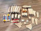 20 Lb Mixed Lot 184 Pieces Brio   Orbium Wooden Train Track Set