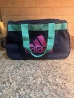 Adidas Duffel Gym Bag Navy Blue Pink Travel Shoulder Strap