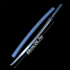 Sharp Katana Sword With Stand  Blue Dragon Scabbard  1095 Carbon Steel