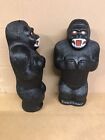 Blow Mold King Kong Gorilla Banks  Plastic Renzy Mold 17    Inches Tall Pair