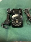 Vintage Western Electric Black Rotary Dial Telephone Phone C d 501