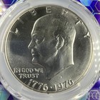 1976-s Eisenhower  1 Silver Dollar Pcgs Ms68 Uncirculated San Francisco