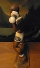 Vintage Treasure Craft Of Hawaii Male Hula Dancer Figurine Tiki Decor 11 Inches