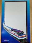 Vintage Amtrak Passenger Train Poster Railroad Original