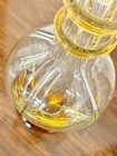 Vintage French Decanter Four Chamber Cordial Multi Spirits Bottle With Stoppers