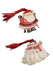 Christmas Tie-on Gift Tags  40 Ct  Santa Clause Snowman  Glitter Cut Out Gift