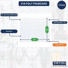 Heavy Duty Pegboards - Set Of 2 Duraboard Wall Panels  Each 22  X 18  X 1 8     