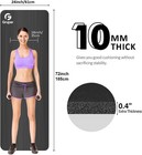 Yoga Mat Non Slip Extra Thick 72 lx32 w X 0 6 th anti-tear W carrying Strap bag