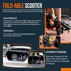 Superhandy 3 Wheel Folding Electric Powered Long Range Travel Mobility Scooter