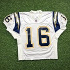 2002 Reebok Nfl Game Used Worn Jersey San Diego Chargers Jeremy Mcdaniel Psa