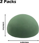 2 Pcs Floral Foam Half Balls 5 51   wx2 76   h  Green Flower Styrofoam For Fresh And