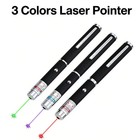 Red Light Laser Pointer Rechargeable Flashlight Cat Toy Adjustable Focus