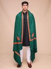 Indian Woven Warm Pashmina Soft Wool 100  Cashmere Men s Scarf Shawl Wrap Stole
