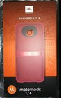 Jbl Soundboost 2 Audio Dock Moto Mod For Motorola Moto Z Splashproof Red