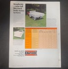 1980s Knapheide Custom Contractor Truck Bodies Dealer Brochure Pack
