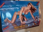 Vintage Beer Posters  Lot Of 6 bud Light miller busch corona pacifico sexy Girls