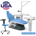 Dental Leather Unit Chair Computer Controlled Dc Motor  3color Folding Chair