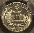 1947-s Pcgs Bu Ms65 90  Silver Washington Quarter - Gem Uncirculated - Usa