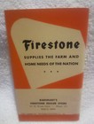 Vtg 1947 Firestone Farm Guide Book Barnhart s Firestone Dealer Store Piqua Ohio