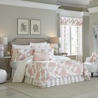 Croscill Fiona Quilted Boudoir Throw Pillow In Blush