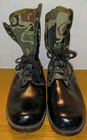 Vintage Rothco Us Military Jungle Combat Boots Green Camo Sz 12r