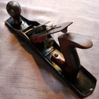 Vintage Dunlap Smooth Bottom Wood Planer 14    Woodworking Usa Tool
