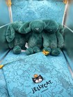Jellycat Little Bashful Teal Bunny Plush Stuffed Animal Nwt And Dust Bag