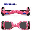 Electric Hoverboard Self-balancing Bluetooth Wireless Speaker Led Light For Kids