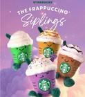 Starbucks Malaysia Frappucino Siplings Set Of 4 Plushies             