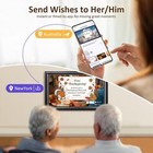 16 Inch Large Digital Picture Frame Canupdog Wifi Smart Photo Frame 32gb Black