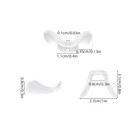 3 Pcs Silicone Eyeglasses Nose Pads  Anti-slip Replacement Nose Pads For Glas   