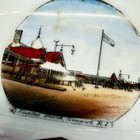 Newport   Rhode Island Ri Antique Easton Beach Souvenir China Dish Plate