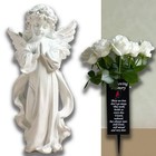 Cemetery Vases With Spikesmetal Memorial Vase For Gravesite Flowers Cemetery    