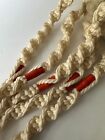 Large 48  Vintage Macrame Boho Cottagecore Grandmacore Plant Hanger 70s 80s Mcm