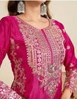 Women Kurti With Pant Heavy Embroidered Designer Look  with Dupatta Stylish    