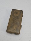 Antique Gillette Razor Case Metal Gold Floral Ornate Rare