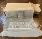 Shannon By Godinger Silver Clear Crystal 3 Tier Stand Serving Pieces Set