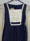 Vintage 70 s Gunne Sax Girls Dress Floral Prairie Cotton Lace Jessica s Size 10